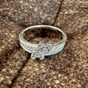 Disney Sterling Silver Mickey Icon Ring Size 9